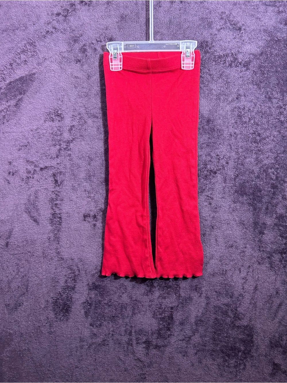 Garanimals Red Ribbed Flared Leggings